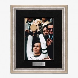 ベッケンバウアー直筆サイン入り西ドイツ代表1974フォト | THE DUGOUT