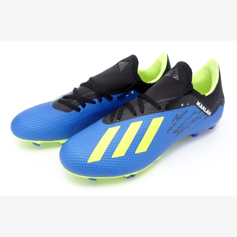 サラー直筆サイン入り18/19スパイク (アディダスX18.3) | THE DUGOUT