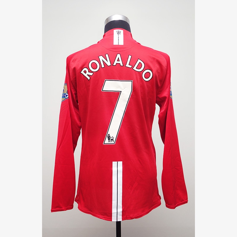 ロナウド選手支給マンチェスターU07/08ホームユニフォーム | THE DUGOUT
