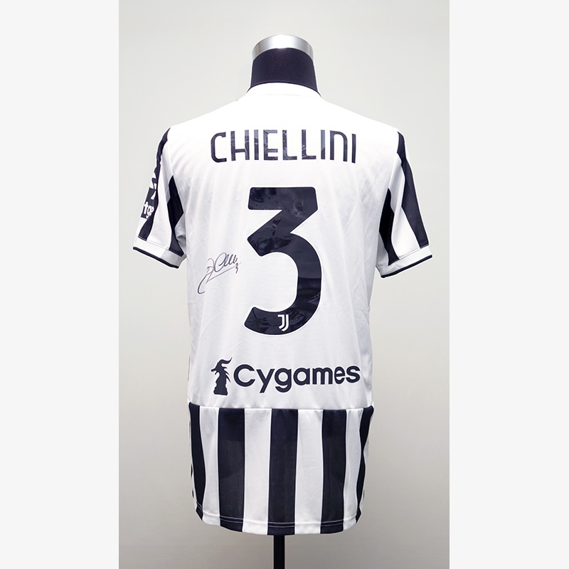 キエッリーニ直筆サイン入りユベントス21/22ホームユニフォーム | THE