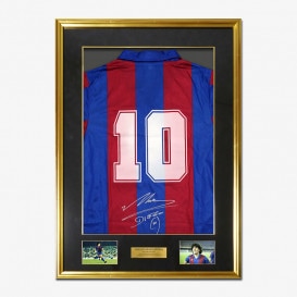 マラドーナ直筆サイン入りアルゼンチン代表1986復刻版アウェイ