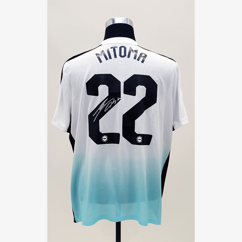 三笘薫 直筆サイン入りブライトン23/24サードユニフォーム | THE DUGOUT