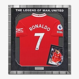 ロナウド直筆サイン入りレアルマドリード17/18ホームユニフォーム