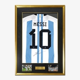 リオネル・メッシ直筆サイン入りメモラビリアを販売 - THE DUGOUT
