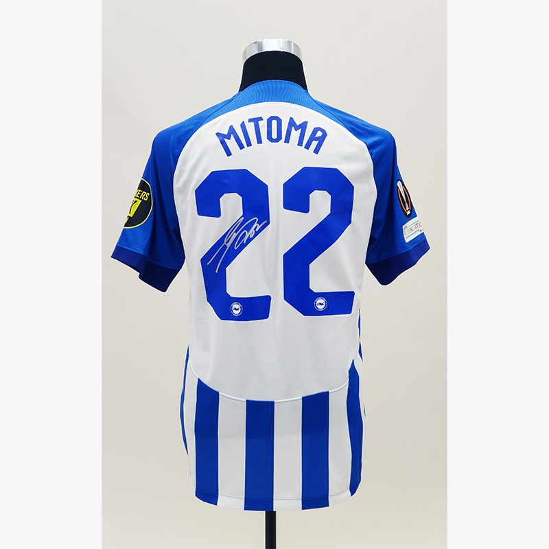 三笘薫 直筆サイン入りブライトン23/24ホームユニフォーム (EU) | THE