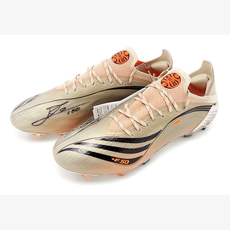 メッシ直筆サイン入り2021スパイク (アディダスX スピードフロー.1 EL