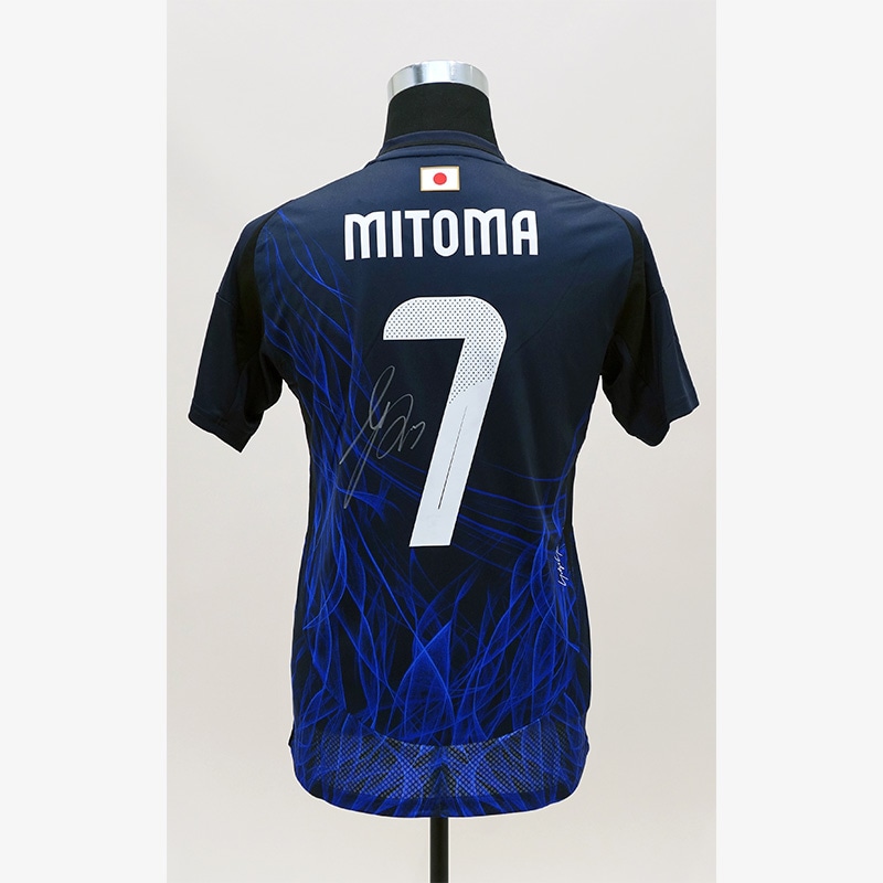 三笘薫 直筆サイン入り日本代表2024ホームユニフォーム | THE DUGOUT