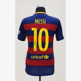 メッシ直筆サイン入りバルセロナ09/10ホームユニフォーム | THE DUGOUT