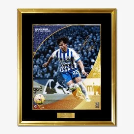 三笘薫 直筆サイン入りブライトン24/25フォト (セレブレーション