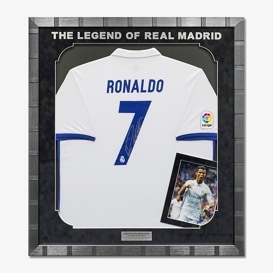 世界限定30枚] ロナウド直筆サイン入りクォートアート 