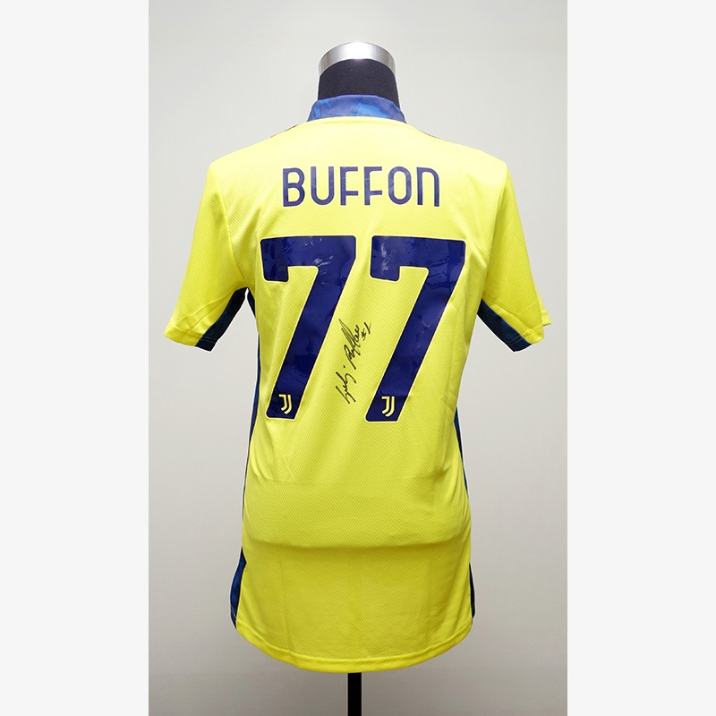 ブッフォン直筆サイン入りユベントス20/21GKユニフォーム | THE DUGOUT