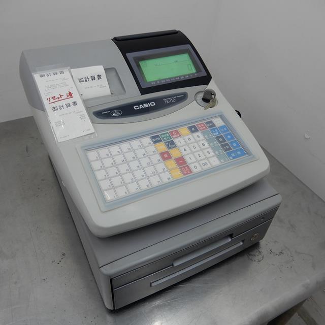 カシオ 電子レジスター 中古 TK-110 2011年製 | 店舗用品・その他,レジ