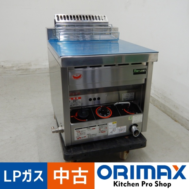 中古】 A06984 卓上型 フライヤー マルゼン MGF-12TJ LPガス用 12L