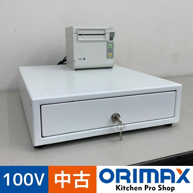 中古】 A07041 POSレシートプリンター キャッシュドロア付 SII［SEIKO