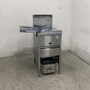 中古】 A06984 卓上型 フライヤー マルゼン MGF-12TJ LPガス用 12L