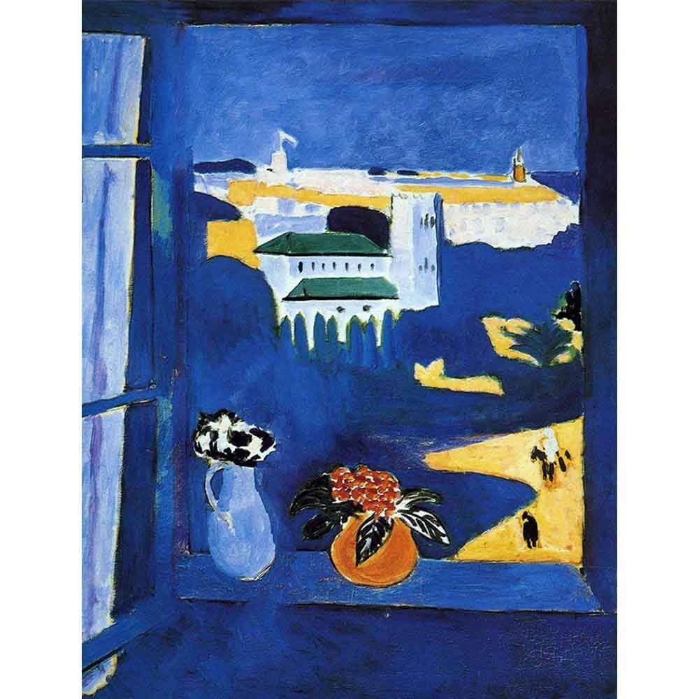 窓から見た風景 【6号】 アンリ・マティス 【 額縁が選べる 額入り