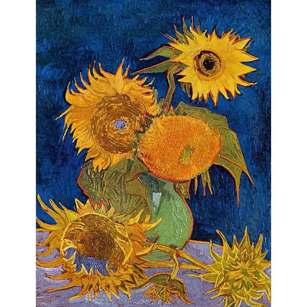 5本のひまわり 【6号】 フィンセント・ファン・ゴッホ 【 額縁が選べる