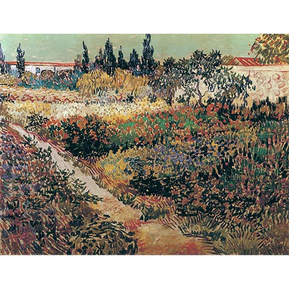 花咲く庭と小道 【15号】 フィンセント・ファン・ゴッホ 【 額縁が
