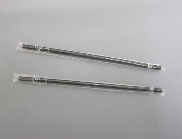 フレックスストロー 6x210mm 黒 フィルム包装 500本