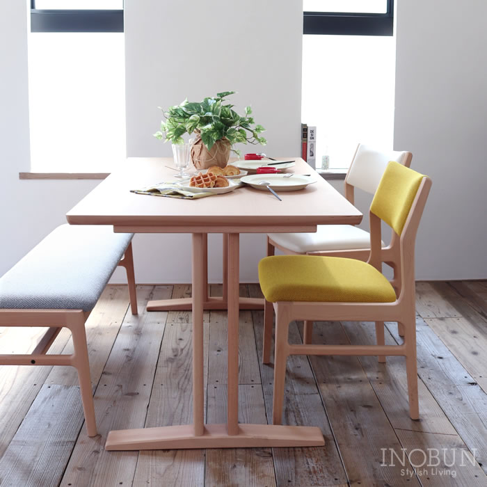 カリモク60 ダイニングテーブルT1300 アネグレ突板 ピュアビーチ