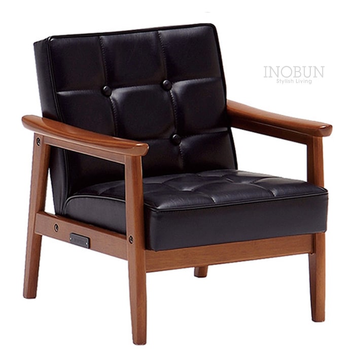 カリモク60 Kチェア 2シーター タープブルー ウォールナット