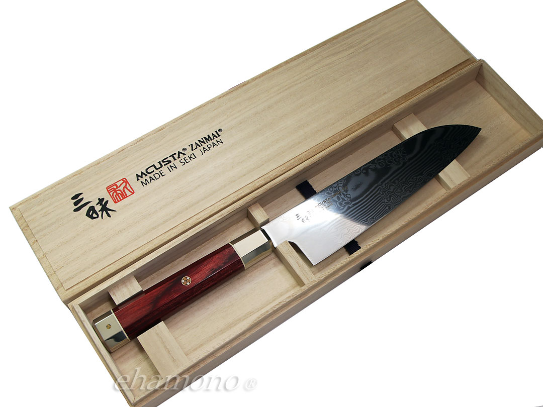 三昧ザンマイ アルティメット 荒波 コアレスダマスカス 三徳180