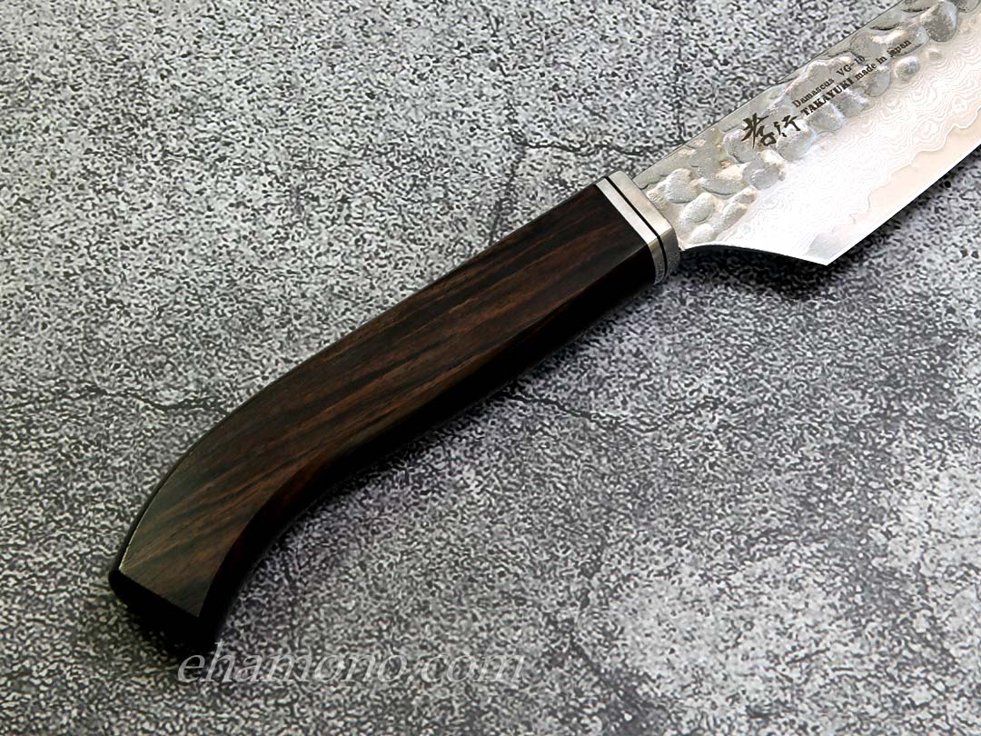 ダマスカス33層鎚目シグネチャー・ユーティリティ・カスタムナイフ120