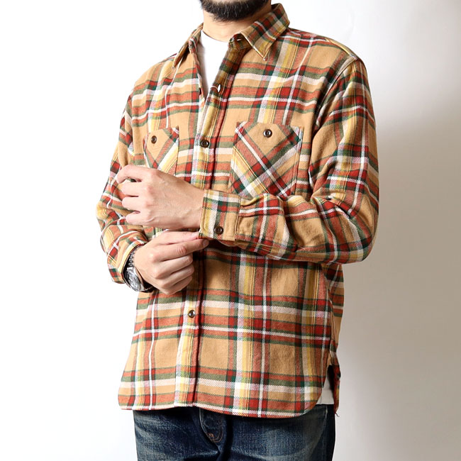 SUGAR CANE(シュガーケーン) ツイルチェックワークシャツ / SC29565