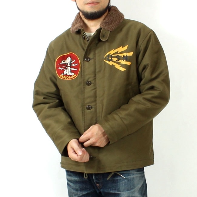 TOYS McCOY(トイズマッコイ) N-1デッキジャケット SNOOPY RADIOMAN