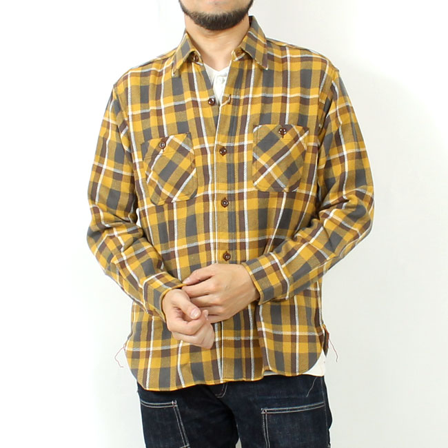 SUGAR CANE(シュガーケーン) ツイルチェックワークシャツ / SC29361