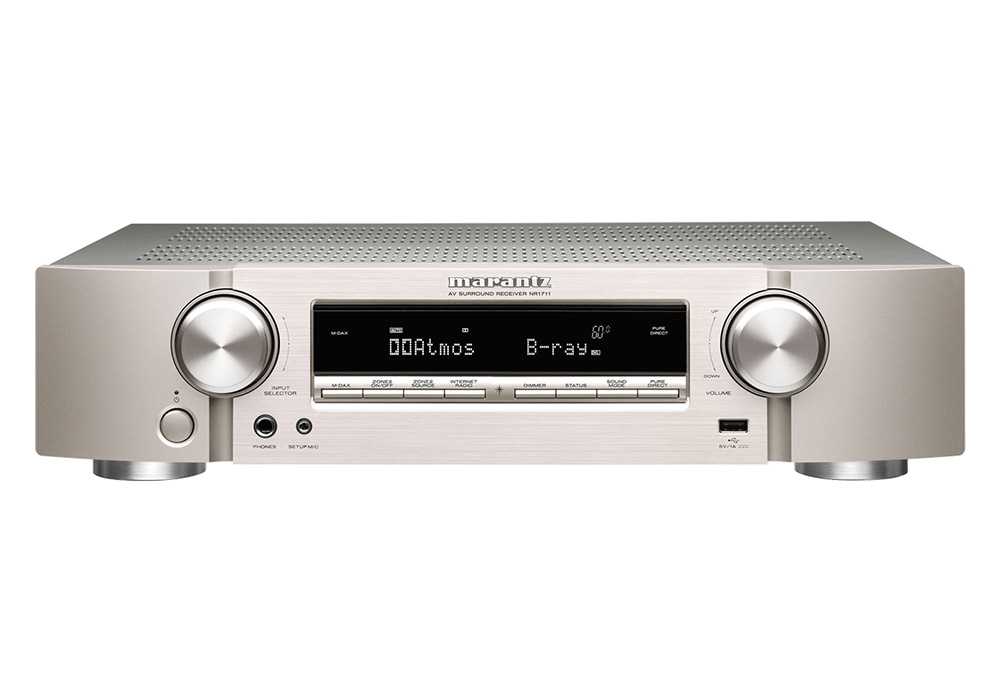 marantz - NR1711/FN/シルバー・ゴールド（7.1ch・スリムデザイン・AV
