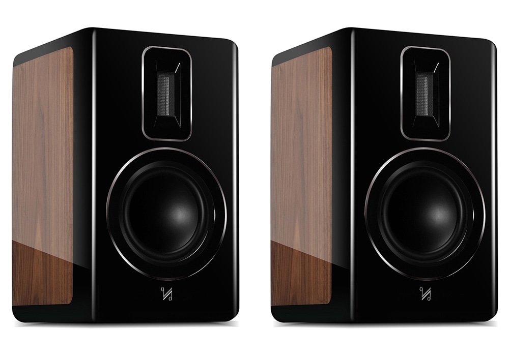 QUAD - REVELA1/ピアノウォールナット（ペア）ブックシェルフ