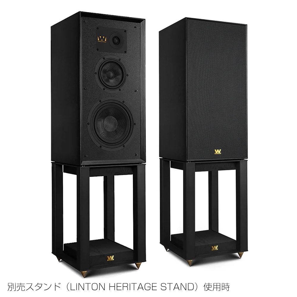 Wharfedale - SUPER LINTON/BK/ブラック（ペア）ブックシェルフ