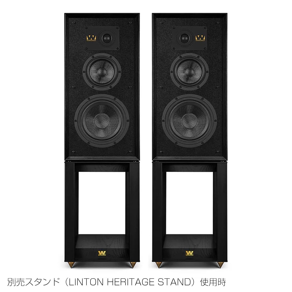 Wharfedale - SUPER LINTON/BK/ブラック（ペア）ブックシェルフ