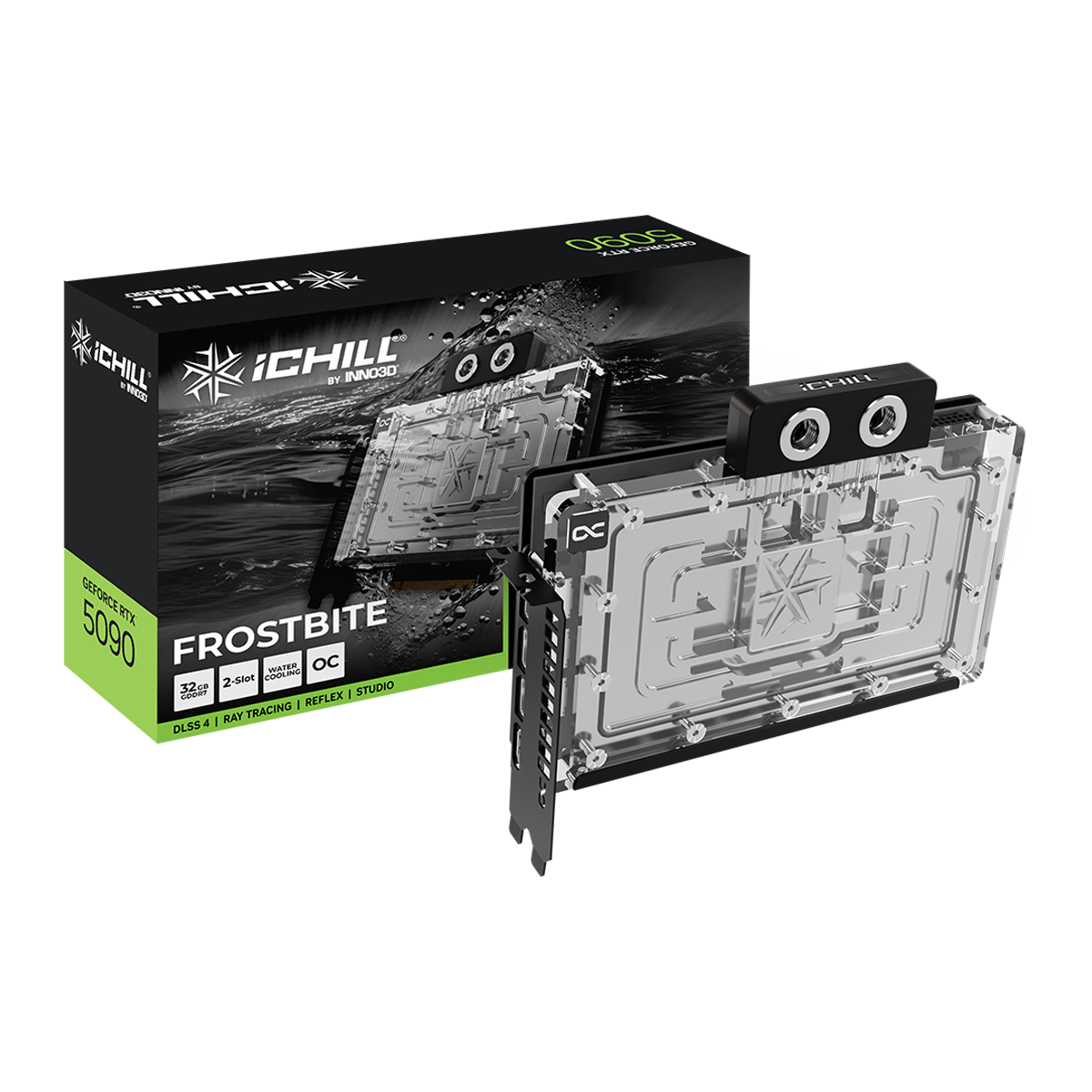 INNO3D GeForce RTX 5090 iCHILL FROSTBITE C50903-32D7X-1759FB