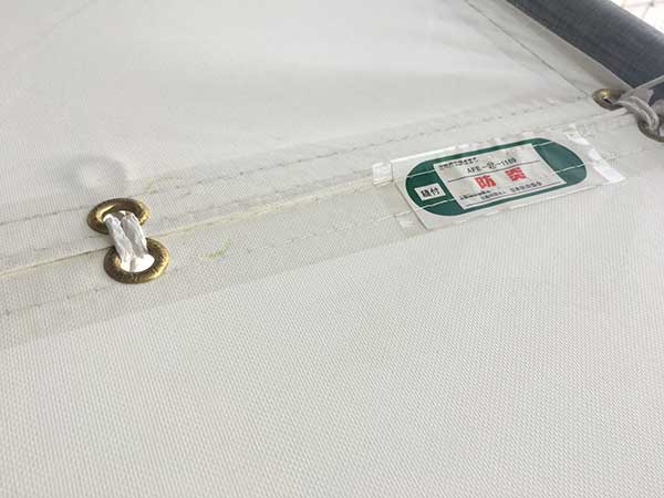 輸入 白 防炎シート 1.8X3.6m 10枚入 | 養生シート,白 養生シート,輸入