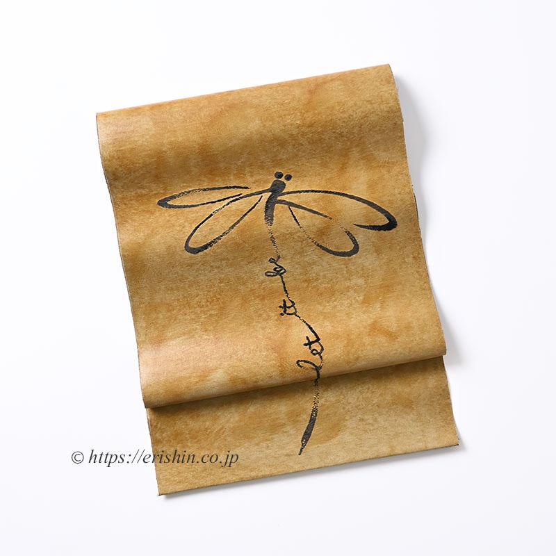 誉田屋源兵衛 九寸織名古屋帯（Let it be 蜻蛉） ※お値段は、お