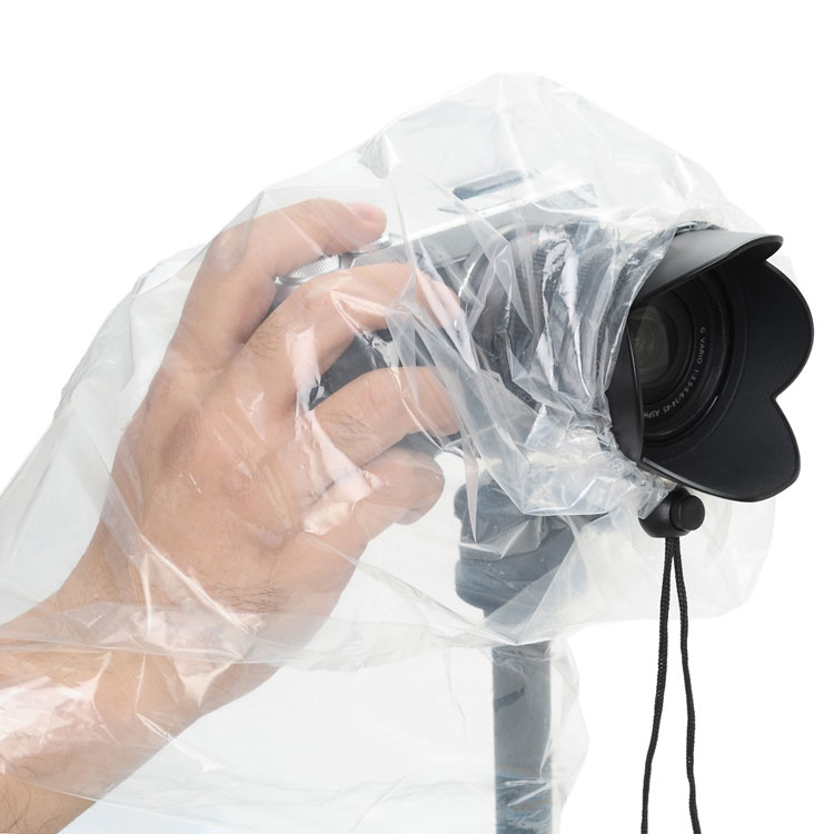 エツミ カメラレインカバー簡易型S / カメラ用レインコート | 撮影用品