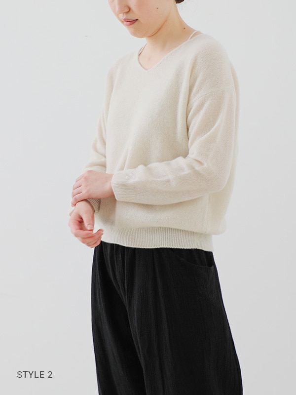 evam eva｜cashmere pullover｜ladies',tops