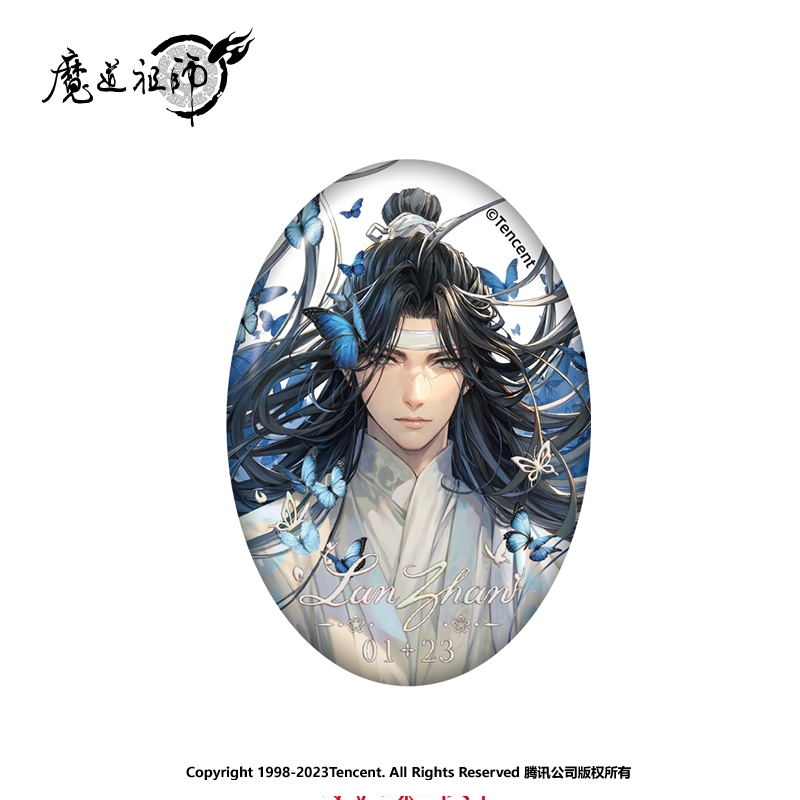 魔道祖師 完結編 2024藍忘機 バースデーシリーズ 缶バッジ 5月仮予約