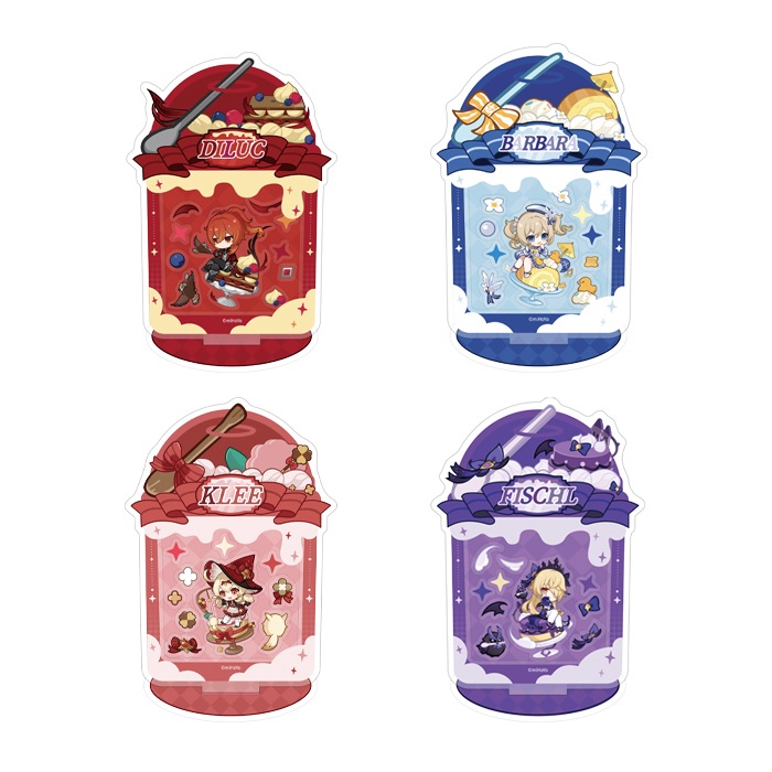 原神】COFFEEコラボ モンドシリーズ シャカシャカアクリルスタンド