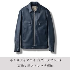 LJM-17TF タイトフィット シングル ライダースジャケット｜『666』パン