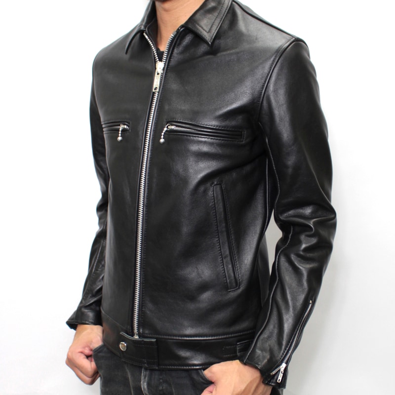 LJM-17TF タイトフィット シングル ライダースジャケット｜『666』パン