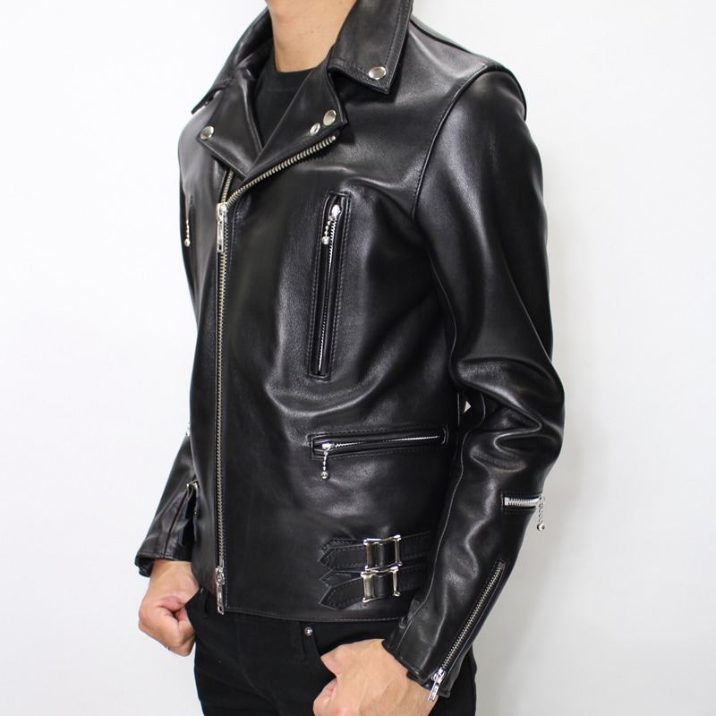 LJM-1TF タイトフィット サイドベルト ライダースジャケット｜『666