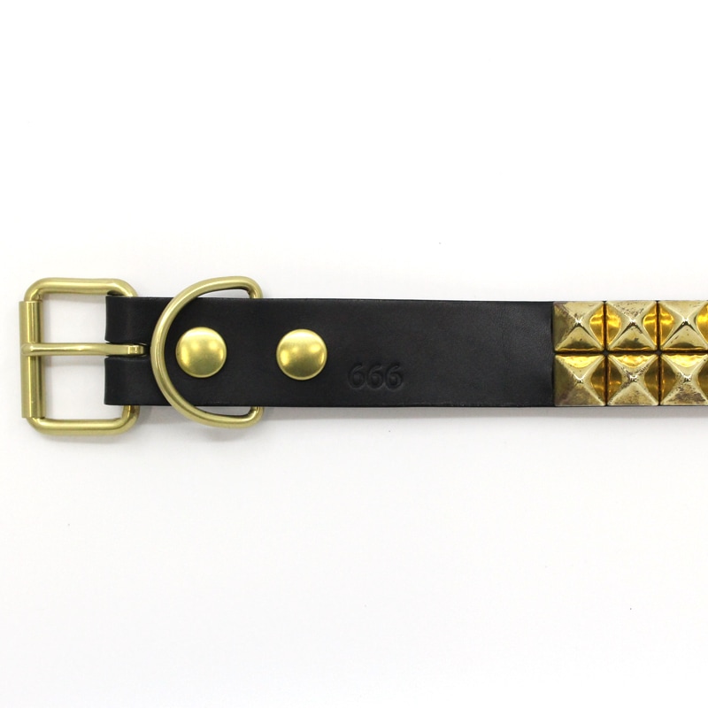 2連ピラミッドベルト｜『666』パンクロックファッションの通販