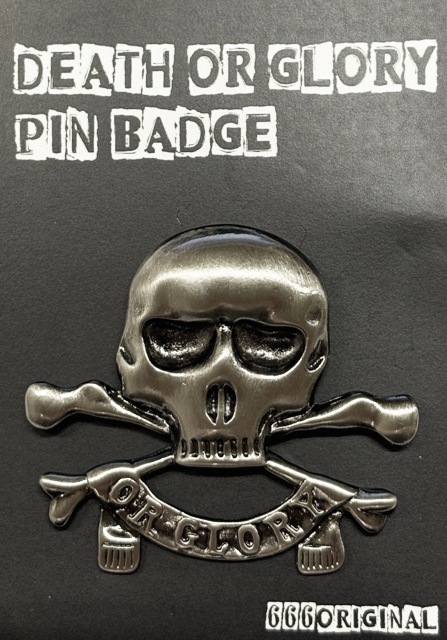 DEATH OR GLORY ピンバッジ｜『666』パンクロックファッションの通販