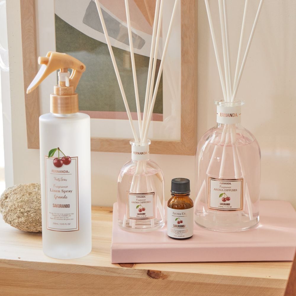 フレグランスリネンスプレーグランデ(サクランボ)/Fragrance Linen