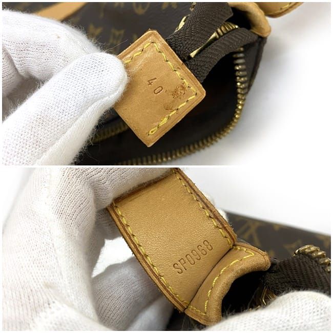 ルイ ヴィトン クルーザーバッグ 40 ブラウン ベージュ モノグラム