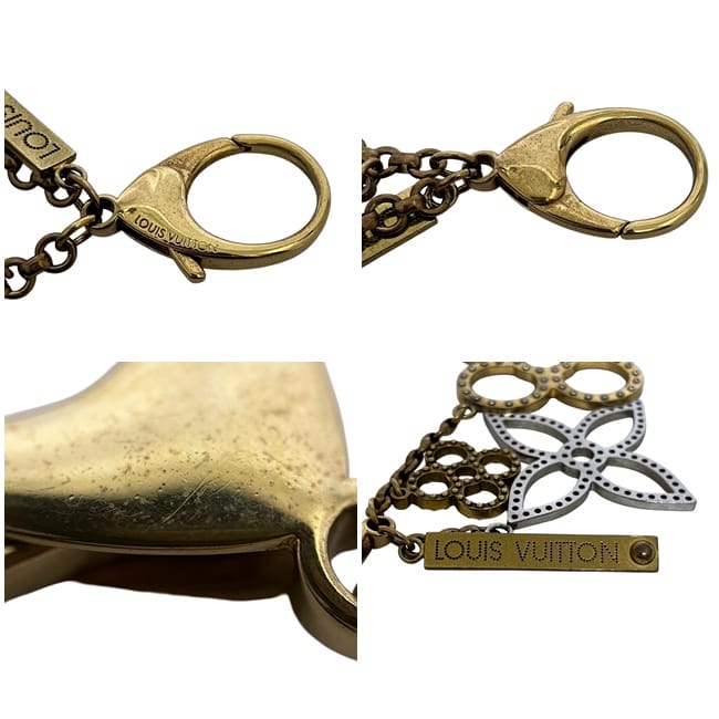 ルイ ヴィトン バッグチャーム ビジューサックタパージュ ゴールド