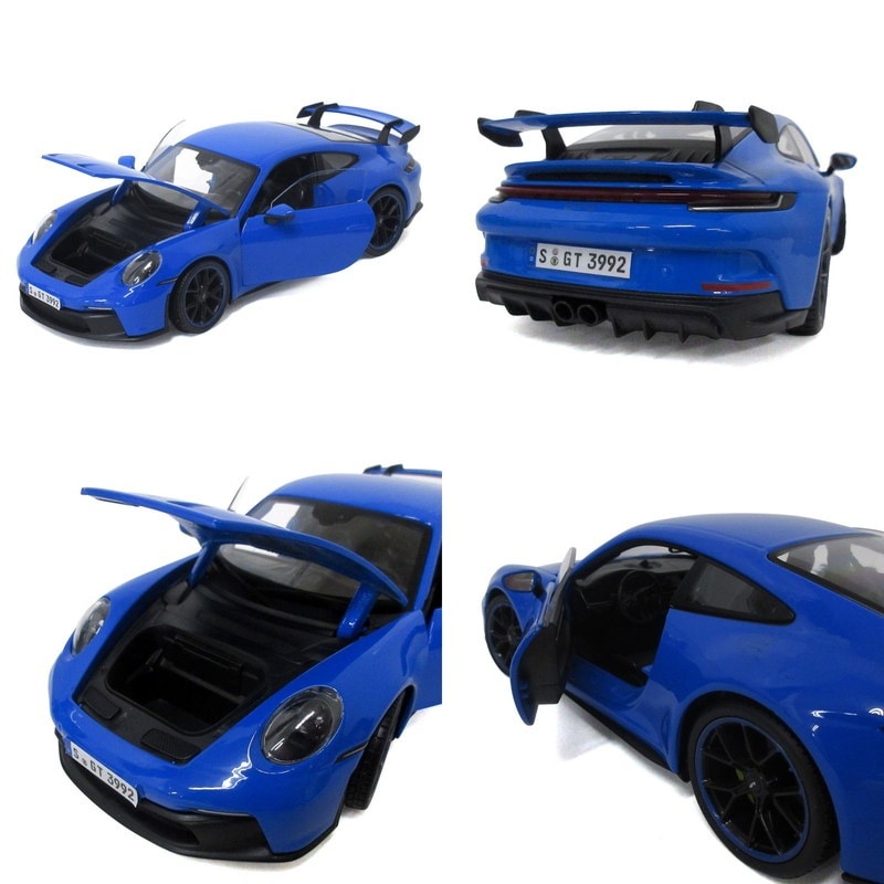 Maisto ミニカー 1:18 2022 ポルシェ911 GT3 ブルー No.200-106 | 世界